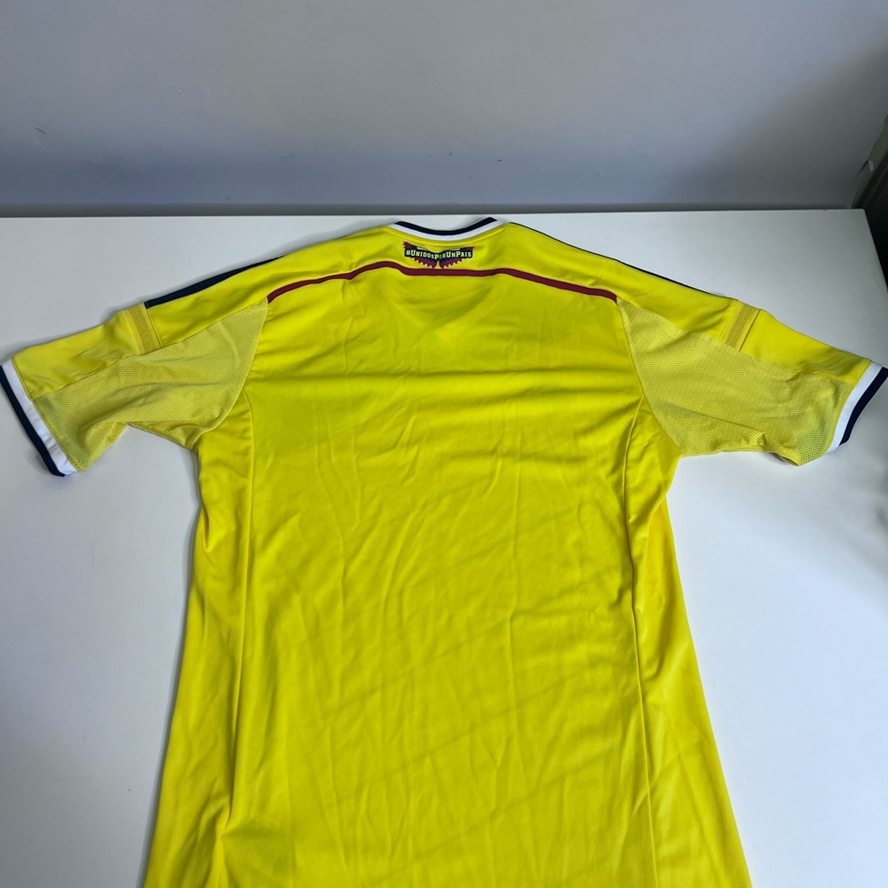Adidas Yellow and Navy Soccer Jersey - Picture 8 of 10